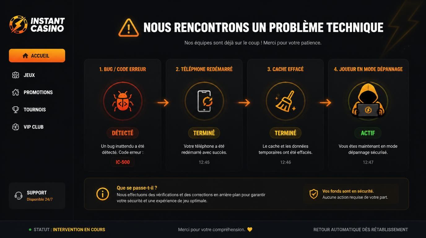 Étapes pour corriger les erreurs
